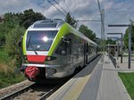 Der ETR 155 001 im Bahnhof St. Lorenzen in Südtirol am 30.07.12.