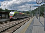 Ein ETR 170 im Bahnof von Olang in Südtirol am 29.07.12.