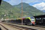 Italien Südtirolbahn ETR 170 131-6 in Bolzano/Bozen 15.09.2014