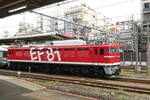 JR East E-Lok EF81-95 mit Nachtzug  CASSIOPEIA , im 23.08.2021, Ōmiya Bf.