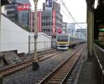Serie 209-500: Ausfahrt eines Zuges aus Tokyo-Asakusabashi.