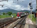 Serie 253 / Nagano-Bahn: Heute bringen die beiden an die Nagano-Bahn verkauften Züge ihre Fahrgäste nicht mehr zum Internationalen Flughafen Narita, sondern zu den heissen Quellen am Rande