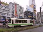 Tokyo Strassenbahn: 8505, einer der 5 Wagen der Serie 8501-8505, gebaut 1990-1993. Tokyo-tsuka, 23.Juni 2011. 