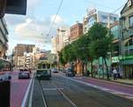 Die Strassenbahn von Nagasaki - Zentralstation in der Stadtmitte.