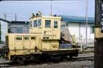 Typischer Traktor für den Streckenunterhaltsdienst auf der alten Staatsbahn. Er ist im Distrikt Morioka der Station Noheji (ganz im Norden der japanischen Hauptinsel) zugeteilt. Aufnahme in Mutsu Yokohama, 2.September 1983.