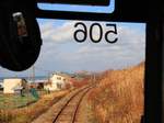 Kurz vor der Stilllegung der allerletzten Bahnstrecke an der Westk�ste von Hokkaid� im Norden Japans.