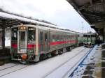 Lokalverkehr in Ost-Hokkaido: Die dafür verwendeten Triebwagen sind die KIHA 54 und die KIHA 40 (KIHA キハ= Dieseltriebwagen mit gewöhnlichen Sitzplätzen).