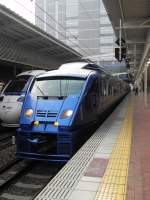 Series 883 Inter-City Zug der JR Kyushu im Bahnhof von JR Hakata am 07.11.2010.