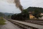 06.018 am Abend des 15.August 2015 im Bahnhof Celje.