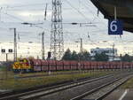MEG 219 (92 80 1275 219-4 D-MEG) mit dem Kohlependel von Whlitz nach Buna Werkbf, am 26.11.2021 in Grokorbetha.