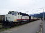  The Rocky Mountaineer  im Bahnhof Jasper am 23.08.2008