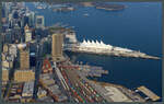 Der Bahnhof Waterfront in Vancouver ist der historische Endpunkt der kanadischen transkontinentalen Eisenbahnstrecke nach Montreal.