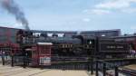 Canadian Pacific #2317 auf der Drehscheibe in  Steamtown  Scranton, PA (4.6.09)