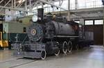Das älteste Dampflok Exemplar in Squamish ist die Pacific Great Eastern 2-6-2ST Nr 2 aus dem Hause Baldwin Locomotive Works in Philadelphia.