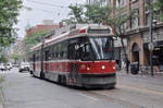 ALRV Tramzug der TTC 4218, auf der Linie 504 unterwegs in Toronto.