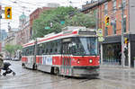 ALRV Tramzug der TTC 4235, auf der Linie 504 unterwegs in Toronto.