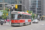 CLRV Tramzug der TTC 4050, auf der Linie 504 unterwegs in Toronto.
