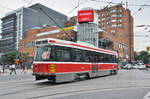 ALRV Tramzug der TTC 4153, auf der Linie 504 unterwegs in Toronto.