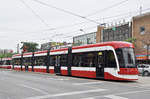 Flexity Tramzug der TTC 4422, auf der Linie 510 unterwegs in Toronto. Die Aufnahme stammt vom 22.07.2017.