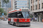 CLRV Tramzug der TTC 4037, auf der Linie 505 unterwegs in Toronto. Die Aufnahme stammt vom 22.07.2017.