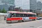 CLRV Tramzug der TTC 4114, auf der Linie 506 unterwegs in Toronto. Die Aufnahme stammt vom 23.07.2017.