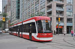 Flexity Tramzug der TTC 4420, auf der Linie 514 unterwegs in Toronto. Die Aufnahme stammt vom 22.07.2017.