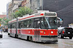 ALRV Tramzug der TTC 4240, auf der Linie 504 unterwegs in Toronto.