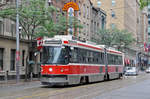 ALRV Tramzug der TTC 4240, auf der Linie 504 unterwegs in Toronto.