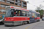 CLRV Tramzug der TTC 4055, auf der Linie 505 unterwegs in Toronto. Die Aufnahme stammt vom 23.07.2017.