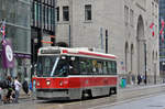 CLRV Tramzug der TTC 4027, auf der Linie 504 unterwegs in Toronto. Die Aufnahme stammt vom 22.07.2017.