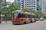 ALRV Tramzug der TTC 4225, auf der Linie 504 unterwegs in Toronto.