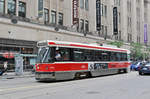 CLRV Tramzug der TTC 4003, auf der Linie 506 unterwegs in Toronto.