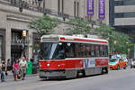 CLRV Tramzug der TTC 4110, auf der Linie 506 unterwegs in Toronto.