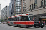 CLRV Tramzug der TTC 4125, auf der Linie 505 unterwegs in Toronto.