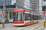 Flexity Tramzug der TTC 4424, auf der Linie 510 unterwegs in Toronto.