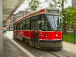 Toronto Streetcar Line 511 zur Exhibition in Bathurst Station, 20.09.2019.