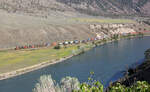 Die Landschaft wird gr�ner zwischen Lytton und Ashcroft, 2.8.2012