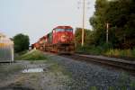 Gterzug mit SD75I 5701 der CN und C44-9W (Dash9) 4642 der BC-Rail(Bay Coast Railroad 1 von 11) am 4.8.2009 in Brampton.