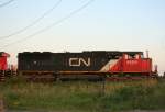 Portrait der CN SD70I 5608 am 13.8.2009 in der Torbram Road in Brampton.
