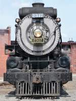 Canadian Pacific #2317 in  Steamtown  Scranton, PA (4.6.09)