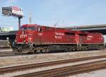 ES 44 #8763 + 8818 der CP rangieren in Bensenville/IL am 13.6.2012