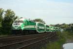 Nahverkehrszug der GO-Transport mit MP40PH-3C 601 nach Hamilton am 10.8.2009 an der Hamilton Junction.