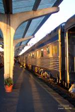 Ankunft des Canadian in der Pacific Central Station von Vancouver.