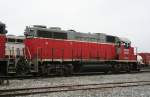 GP38AC 3835 (ex.GMO) der Goderich & Exeter Railway am 9.8.2009 in North Bay.