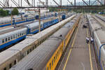 �berblick �ber den Bahnhof von Almaty 2 am 5 Juni 2026.
