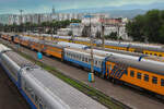 �berblick �ber den Bahnhof von Almaty 2 am 5 Juni 2026.