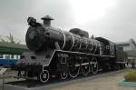 Dampflokomotive im Eisenbahnmuseum Seoul.