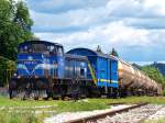 2041 024 mit Kesselzug im Bahnhof Zabok. / 26.06.2013.