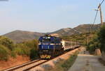 2044 007 mit dem B 821 (Zagreb Glavni kolodvor-Split) bei Kastel Stari 24.8.21