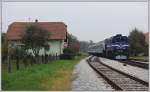 2044 005 als 3013 von Kotoriba nach Zagreb Glavni Kolod. aufgenommen am 9.10.2013 bei der Einfahrt in den Bahnhof Varadinske Toplice (HR).